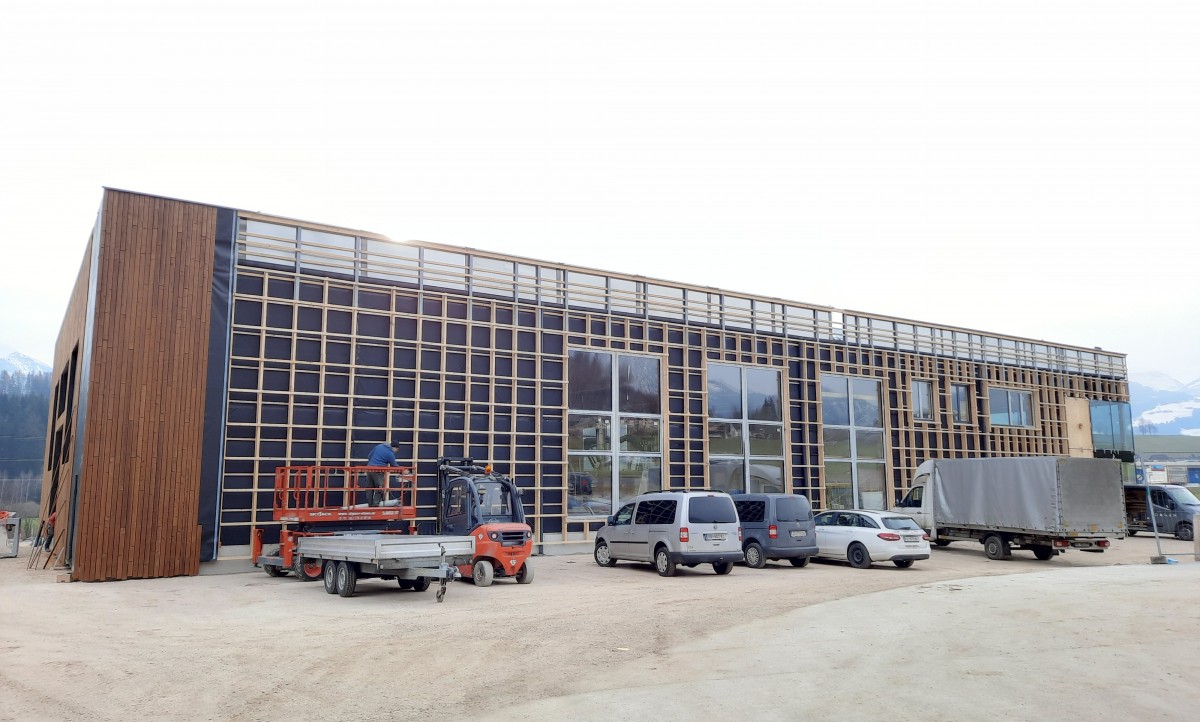Neubau Tischlerei im Gewerbegebiet in Gröbming